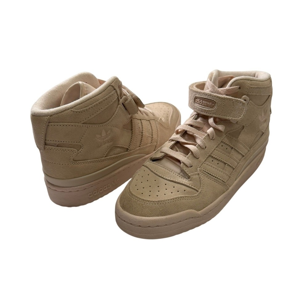 Adidas Forum Mid Wonder Quartz Pink Suede Sneakers FZ6535 Womens Size 9
